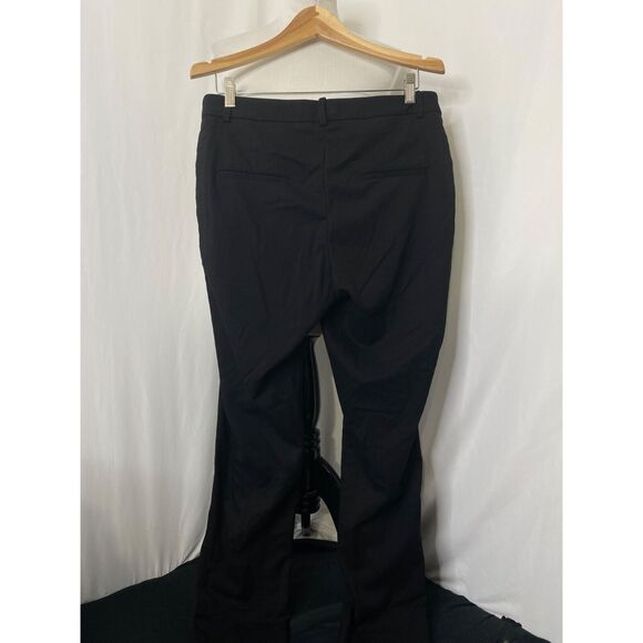 H&M Women's Trouser Pant's Black High Waist Side Pockets Size 12 X 29 - Picture 4 of 6
